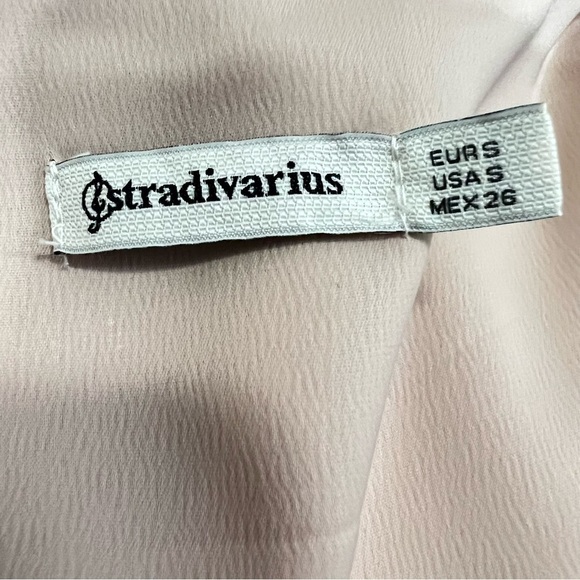 Stradivarius silky oversized unstructured women’s blazer size small nude blush - Picture 13 of 16